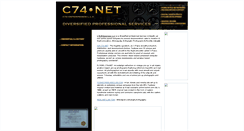 Desktop Screenshot of c74.net